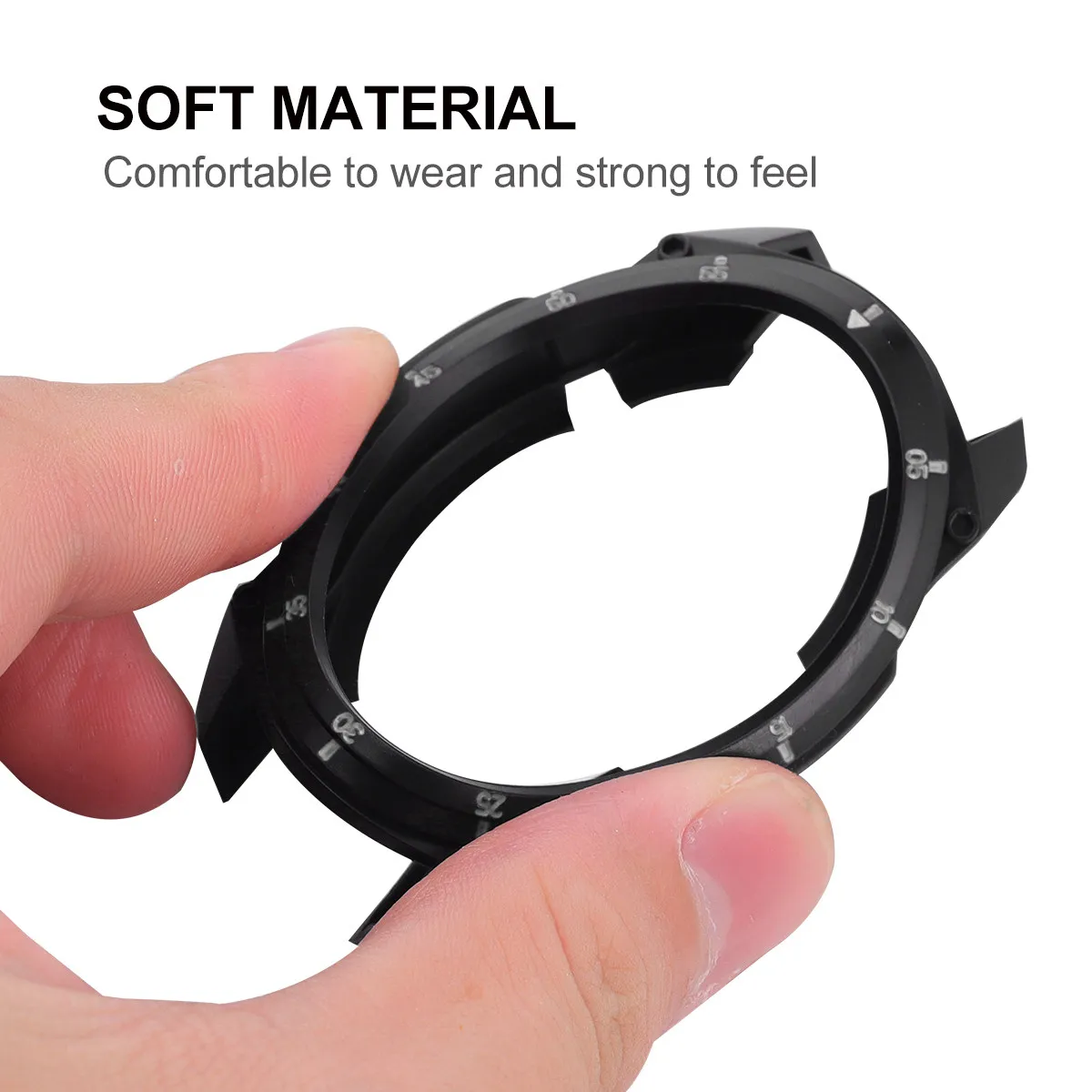 

Classic Design Watch Protector Case Compatible with Huawei 2 46Mm Wear Resistant Easy Install Tpu Protective Frame