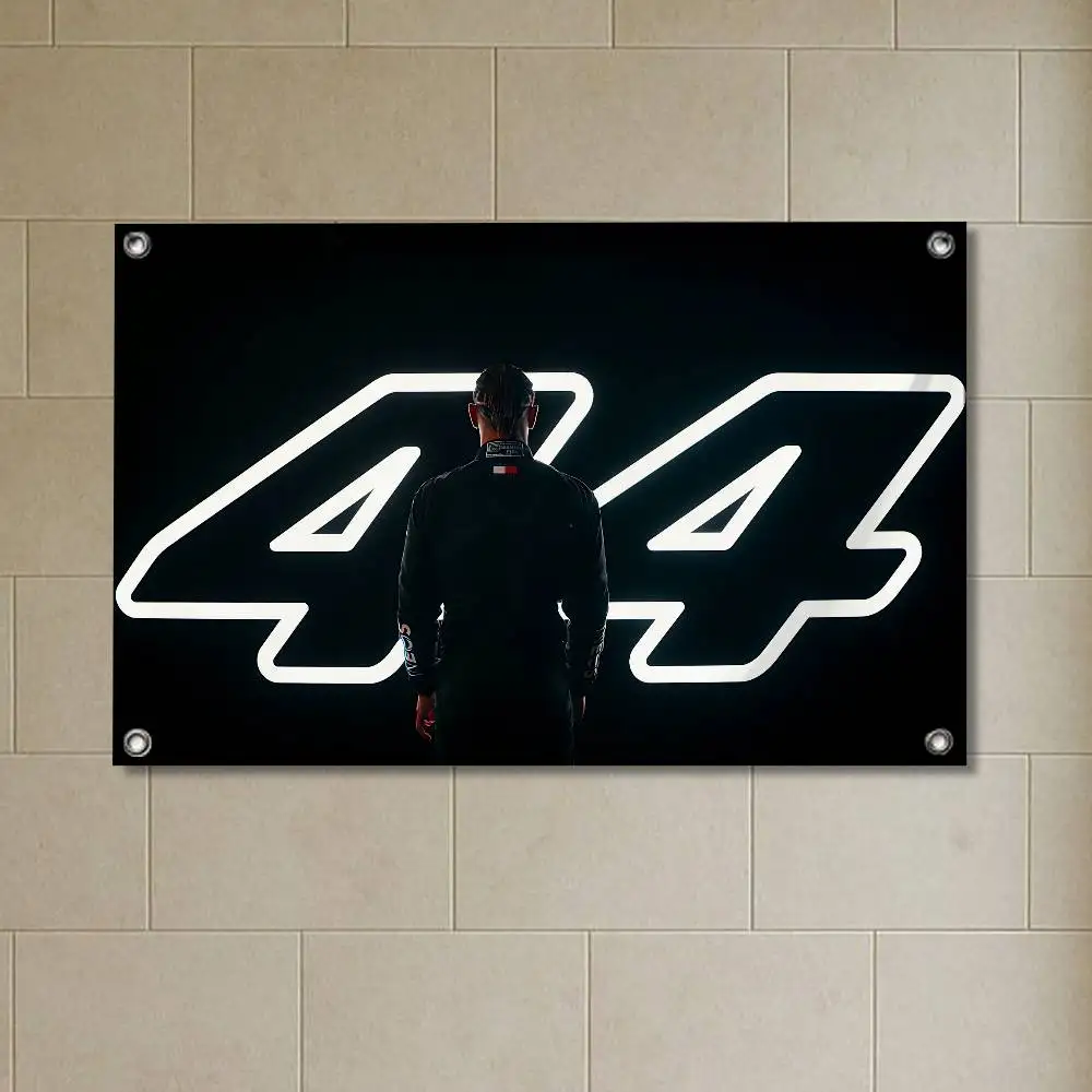 red 44 Racing Lewis Hamilton for party camping living room bedroom carnival booth interior decorations Flags
