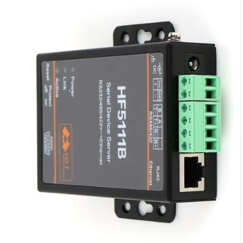 Official Wifi module 5111B RJ45 RS232/485/422 Serial To Ethernet Free RTOS Serial 1 Port Server Converter Device Industrial