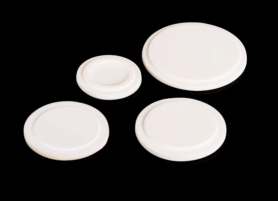 99 % Aluminiumoxid-Korund-Innendeckel mit konvexer Form, passend für zylindrische, bogenförmige Tiegel, hohe Temperaturen, für Muffelöfen – Detail 9