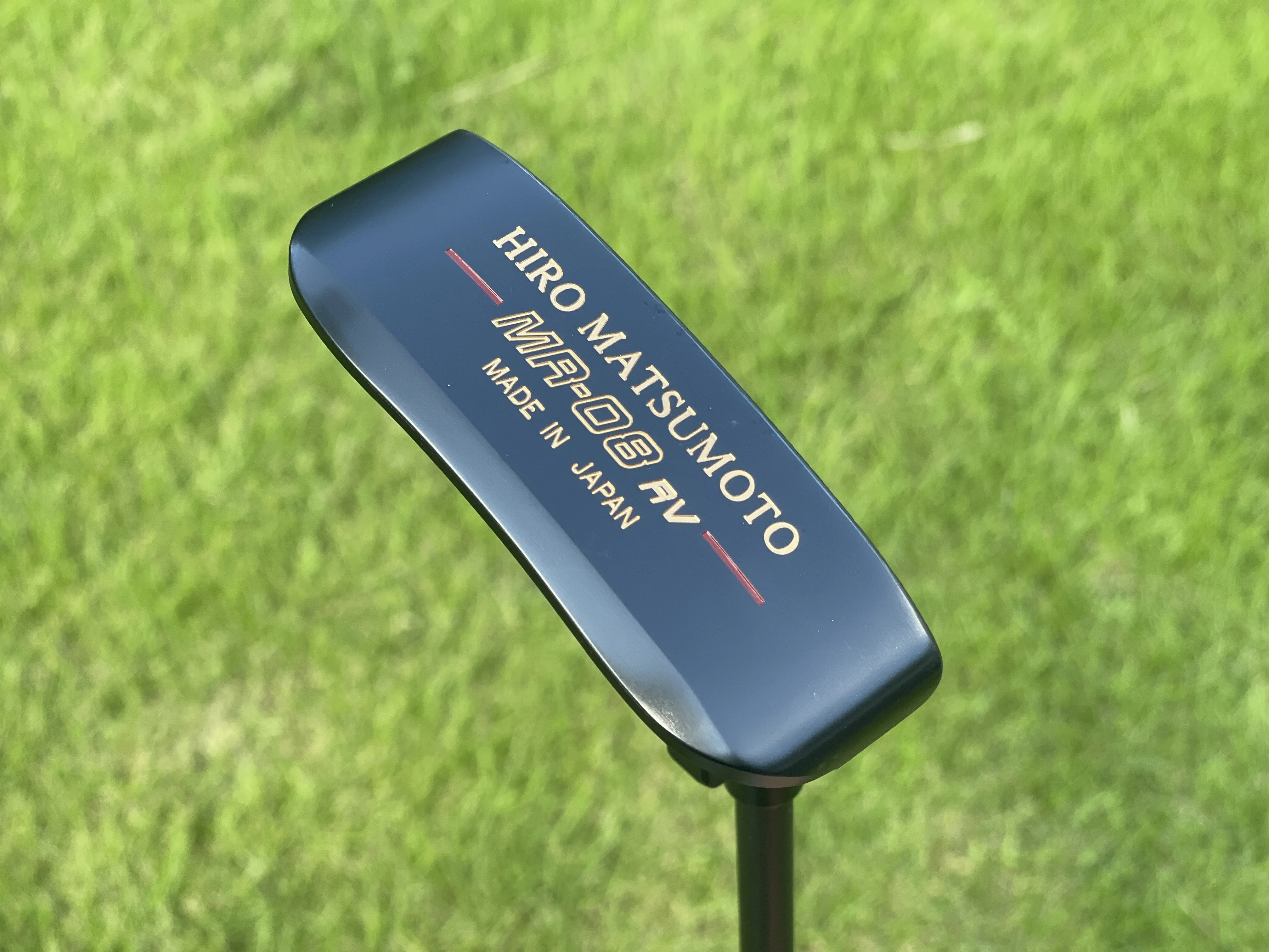 

Hiro Matsumoto golf putter CNC soft iron material golf strip putter with rod cover
