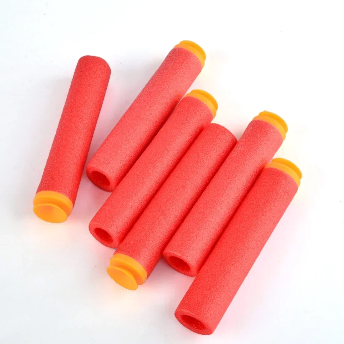 120 pcs Soft Bullet Sucked Type Head Foam Bullets for Nerf Mega Series - Red