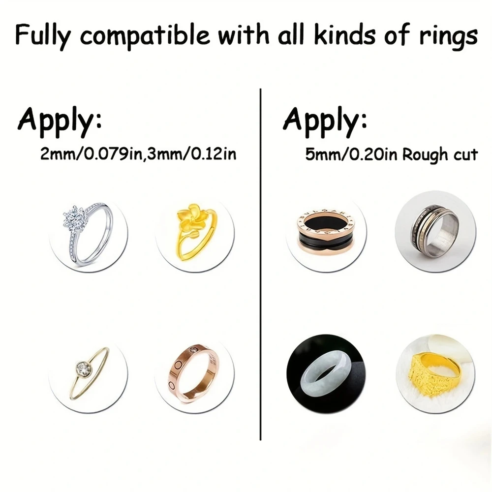 Picture 7: 3cps Guard Tightener Reducer Resizing Tool Transparent Spiral Based Ring Tools Spring Coil Ring Size Adjuster