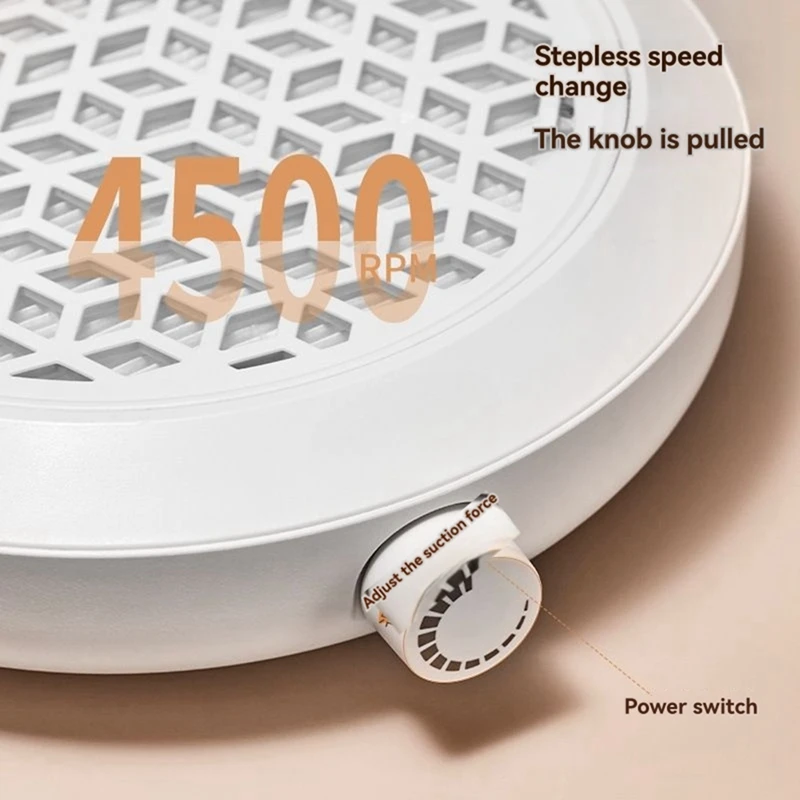 

Nail Remover Dust Collector Silent High Suction Plug-in Model Nail Polisher Vacuum Cleaner Vacuum Fan Dust Collector US-A23R