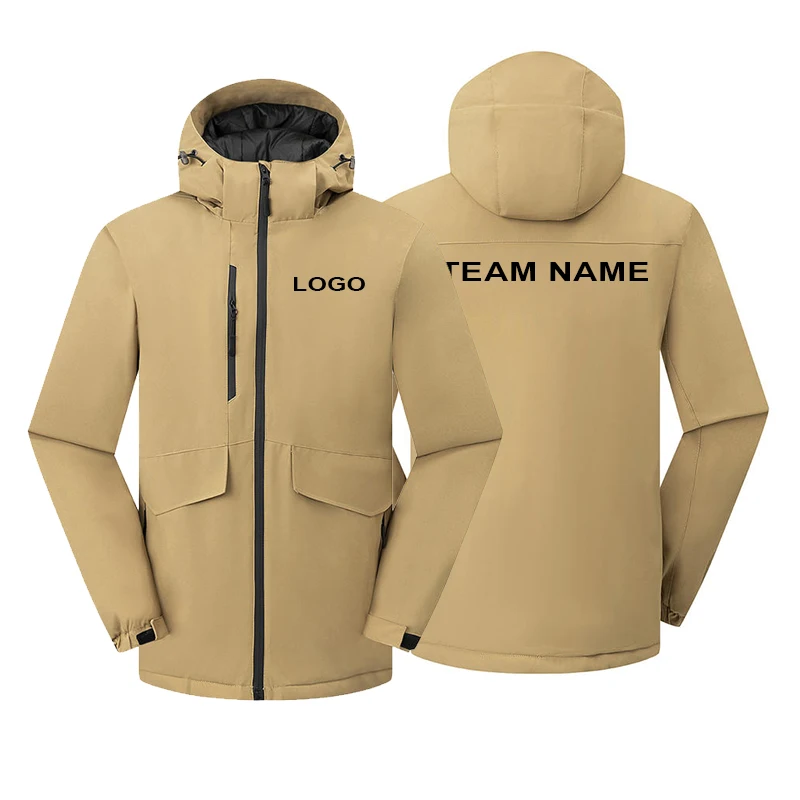 customized logo New Spring Autumn Brand Men's Windproof Zipper Jacket Casual High Quality Hooded Baseball Jacket Outdoor C2366