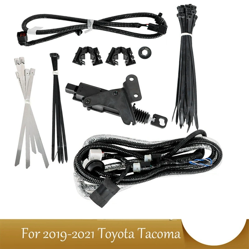 PK3B6-34JS0 New Power Tailgate Lock Kit Assembly Short Bed Accessories Parts Component Fits For Toyota Tacoma 2019-2021