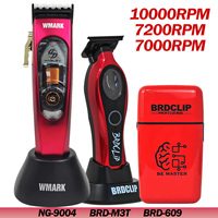 Professional 10000RPM WMARK NG-9004 BRDCLIP M3T 609 999 9000RPM Electric DLC Blade Hair Clipper Trimmer Shaver Machine Barber