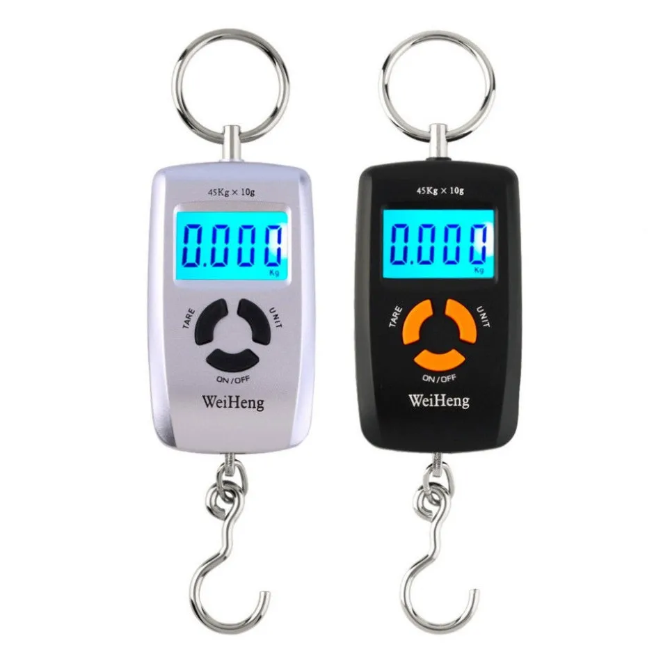

Электронные ручные весы A05 с подсветкой для экспресс-доставки и багажа, высокоточные крючковые весы 45 кг 5 г