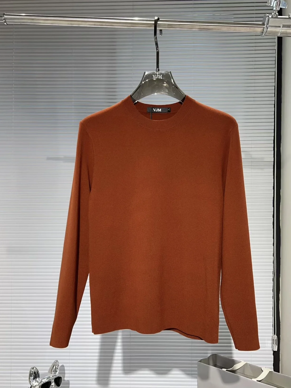 

High-End Men's Knitted Wool Sweater Thiened Pure Color Warm Inner irt Casual round Ne Long Sve Winter Faionable