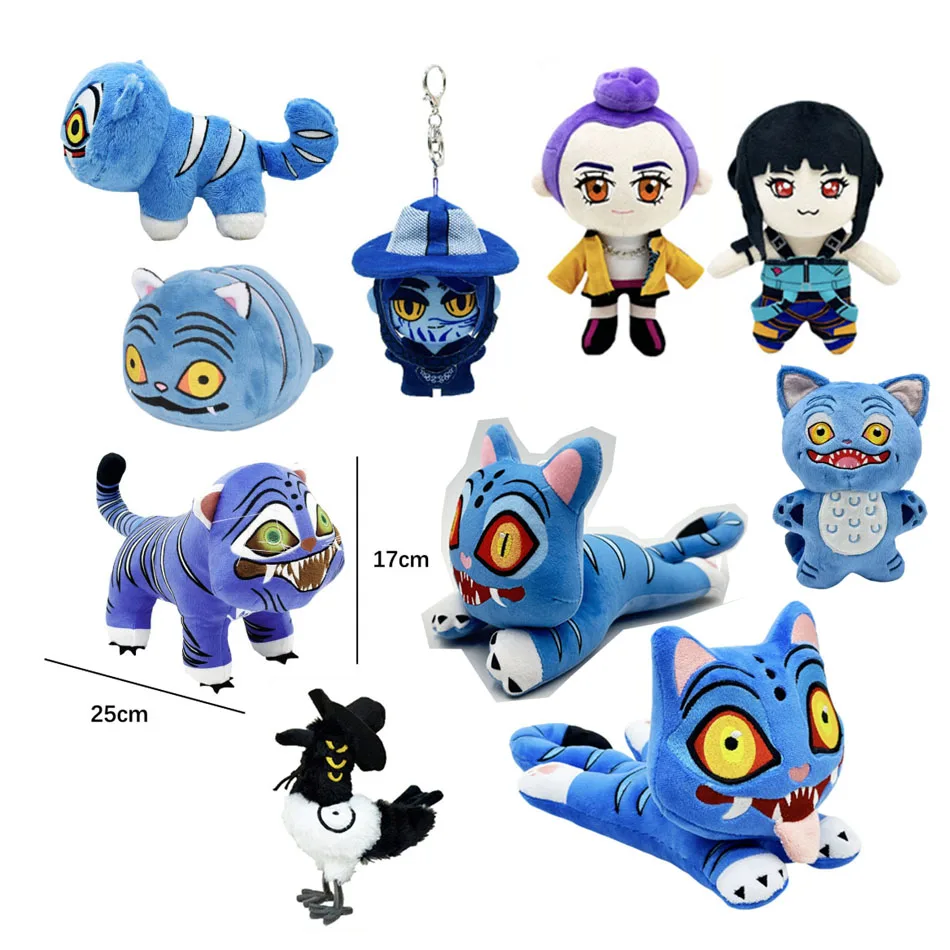 

Popular Derpy Tiger Plush Toys Kpop Demon Hunters Plushies Stuffed Doll Soft Cuddly Gifts for Kids Child Birthday Christmas