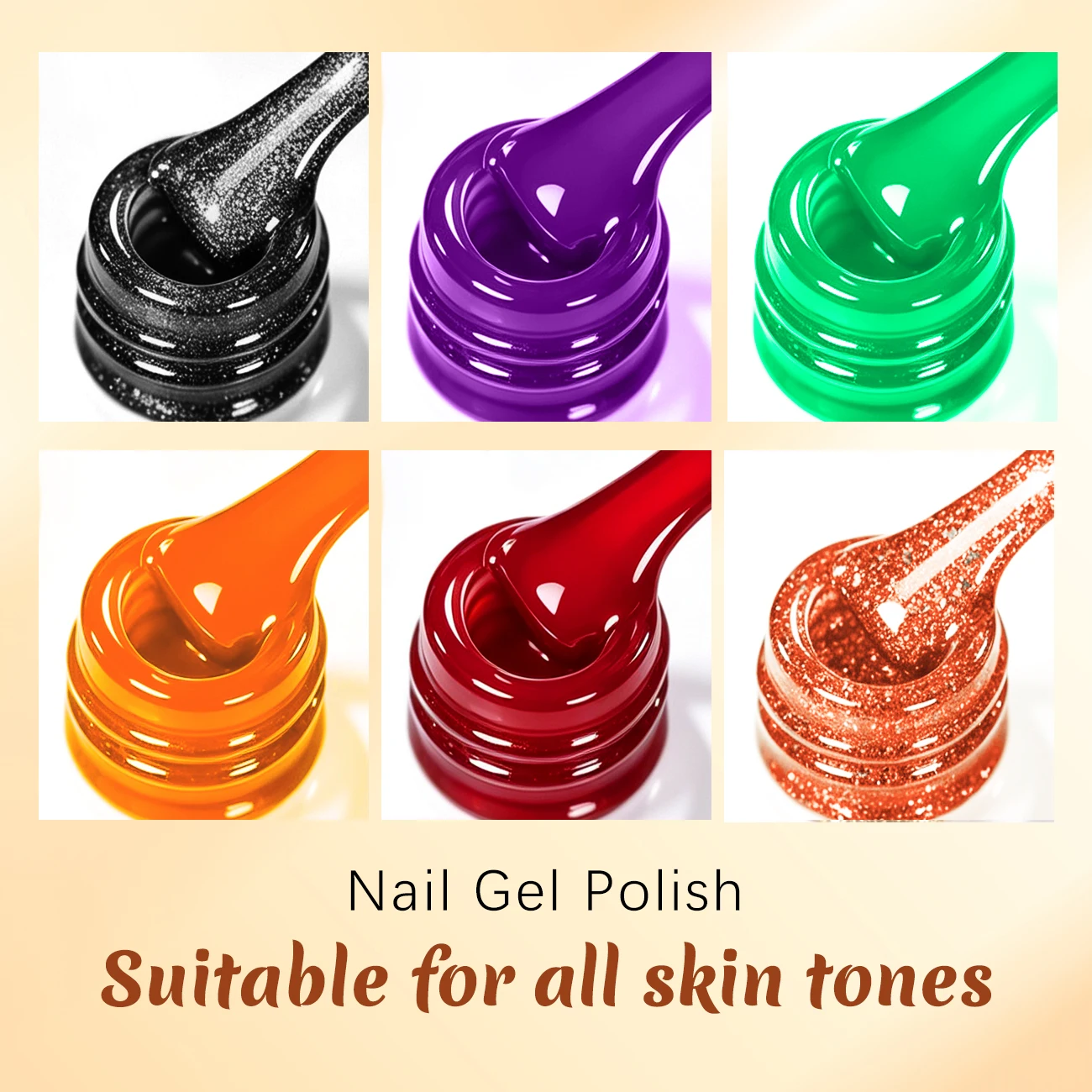 6-teiliges Halloween Gel-Nagel – Nail Art Orange Bewertung und Preis