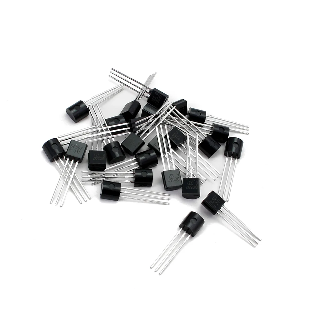 BC547 + BC557 NPN PNP Transistor TO-92 DIY triodo Transistor Kits electrónicos, Total de 50 piezas