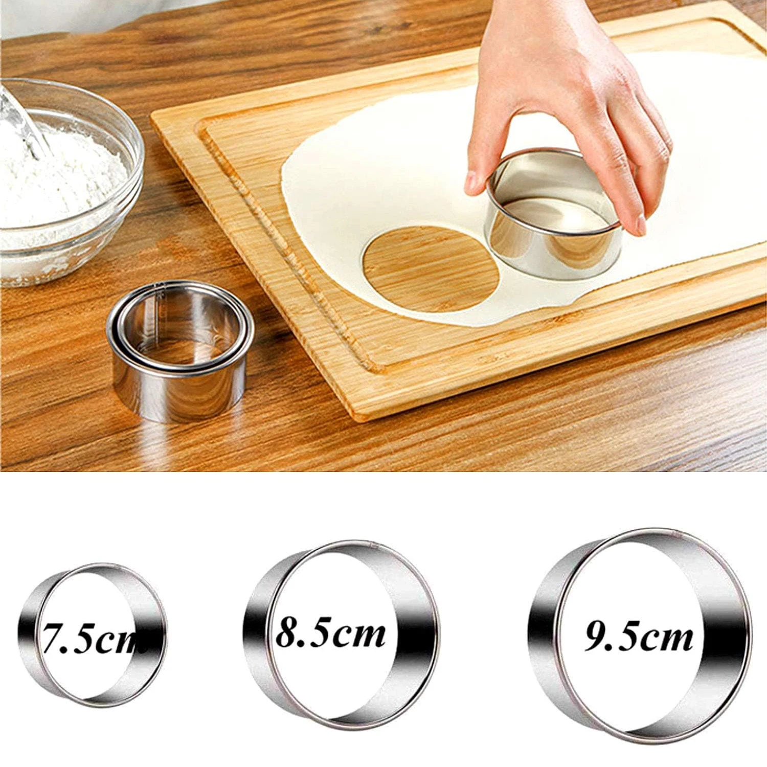 Stainless Steel Dumpling Maker Kitchen DIY Dumpling Mold and Dough Press Cutter Pie Ravioli Stuffing Press and Dumpling Peeler