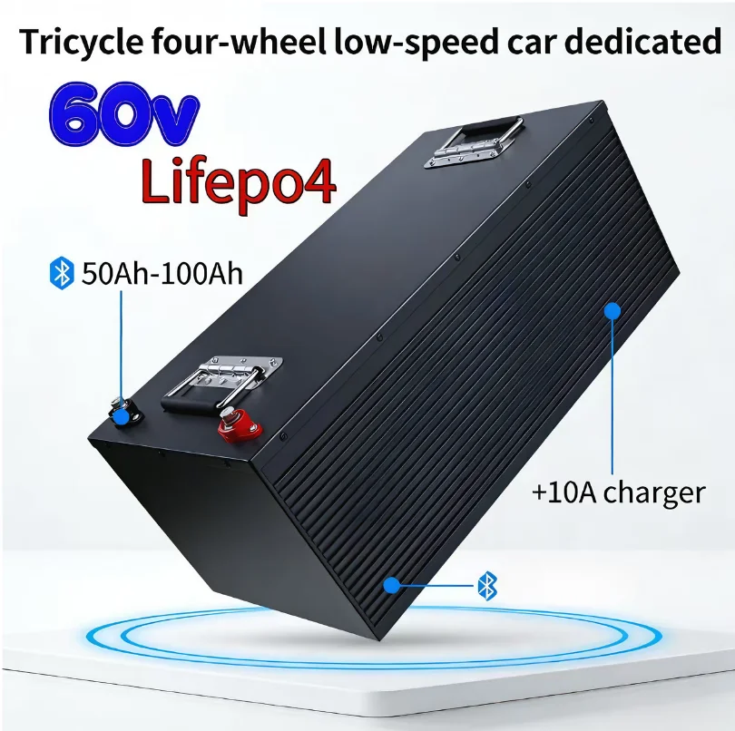 60V LiFePO4 Battery | 50Ah-100Ah | Smart BMS | Solar Ready | Deep Cycle