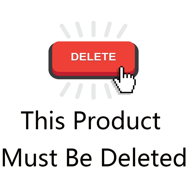 

Products that must be deleted