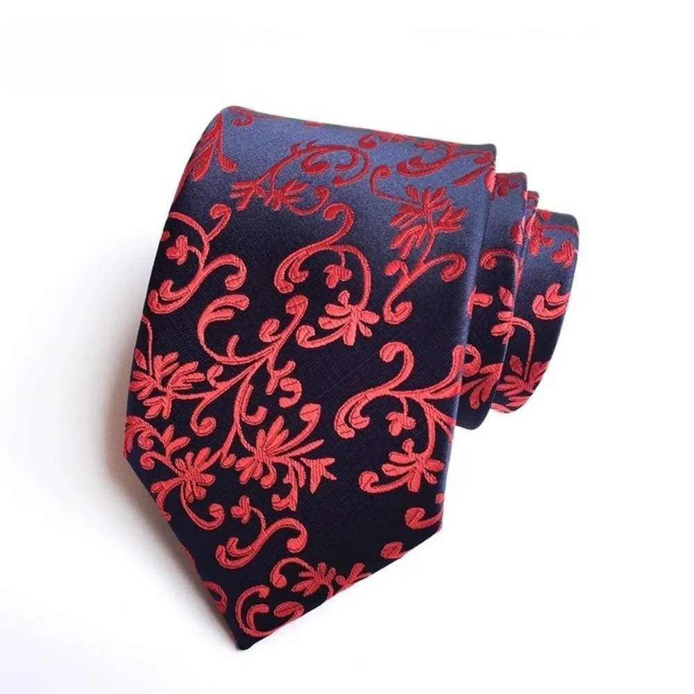 

Classic Paisley Floral Neck Ties Jacquard Accessories Business Formal Tie Woven Collar Wedding Necktie Gentleman Office
