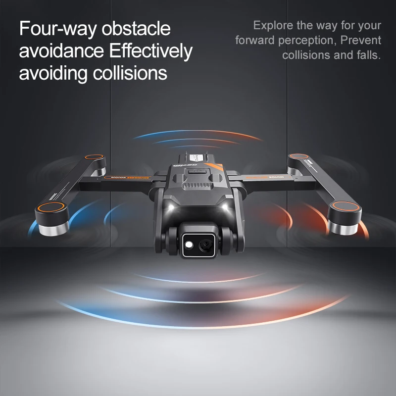 RG700 PRO GPS Drone 4K Dual Camera Aerial Photography UAV 5G Wifi Four-sided Obstacle Light flow Avoidance Brushless Dron Toys