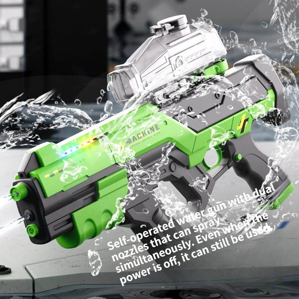 dual-mode-electric-multi-shot-water-gun-with-self-assembly-and-automatic-water-intake-feature-children's-toy-birthday-gift