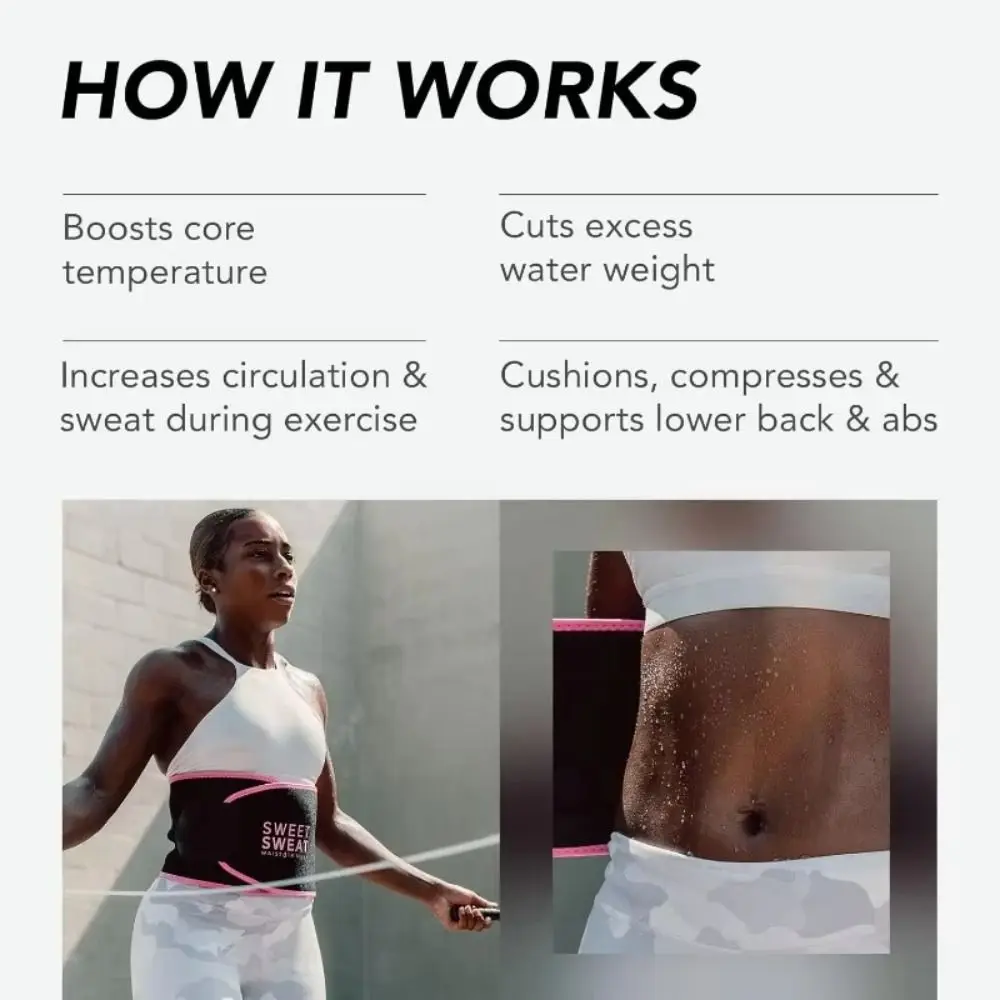 

Chinlon Premium Waist Trainer Fat Burning Slimming Abdominal Band Belt Belly Control Girdling Sweat Fat Burning Belt Gym
