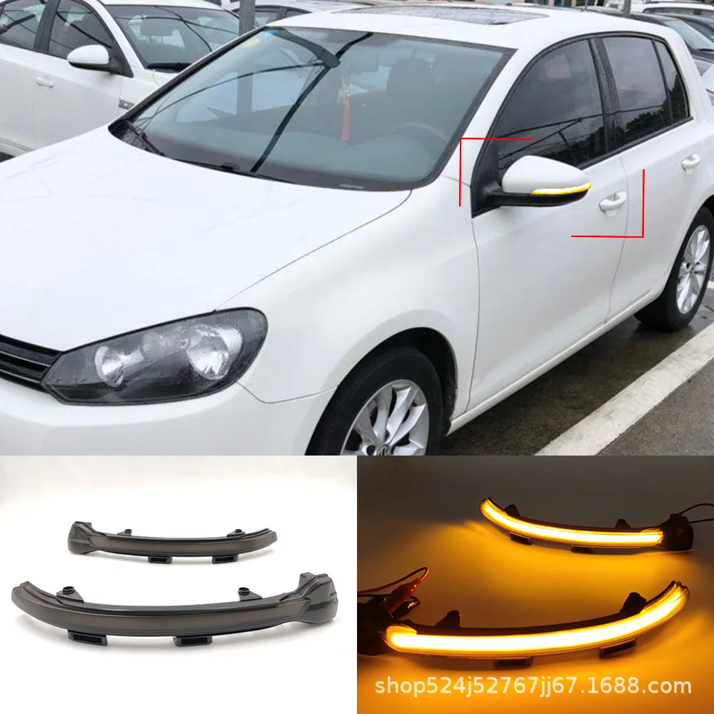 

Suitable for Volkswagen Golf Golf 7 7.5 GTI Touran LED rearview mirror flow turn signal light