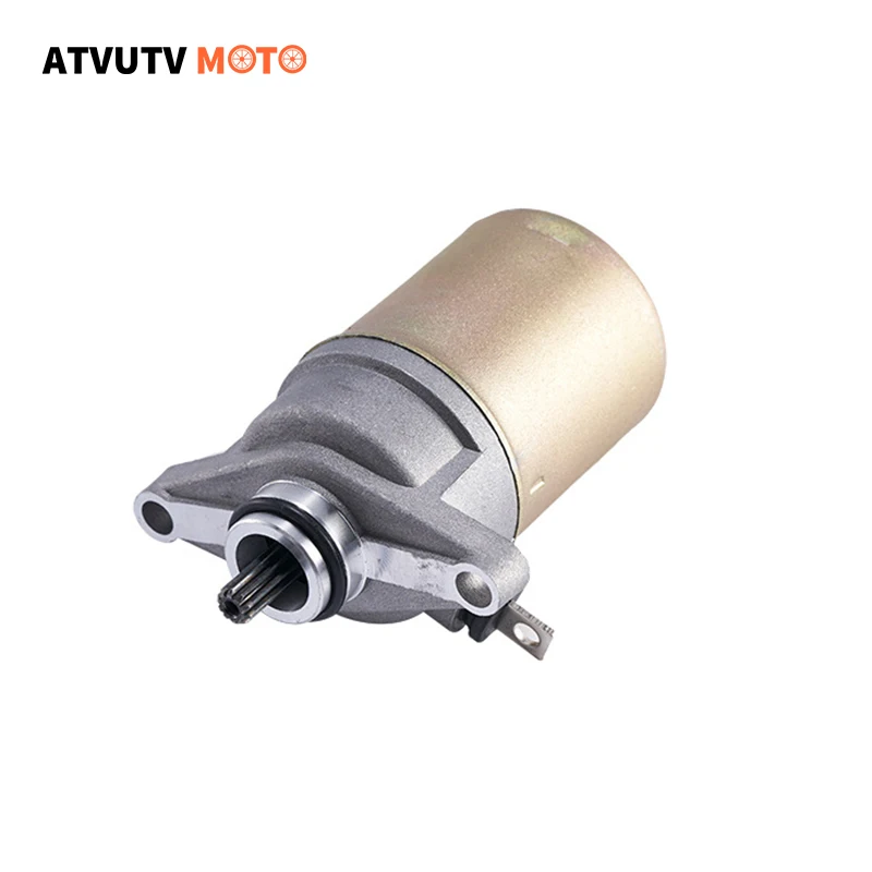 Motorrad-Anlasser 10T für Gy6 50cc 60cc 80cc 137QMA 139QMB 1p37QMA 1p39QMB Chinesischer Roller Moped ATV Go-Kart