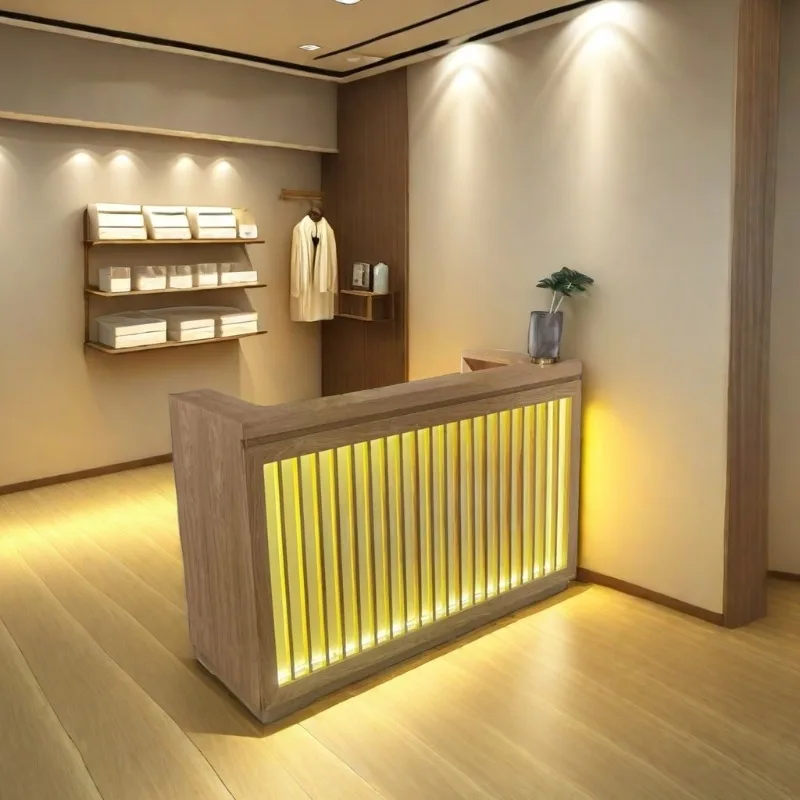 

Новая китайская стойка регистрации для массажа ног и салона красоты, центр здоровья, стойка регистрации парикмахерской, японский бар