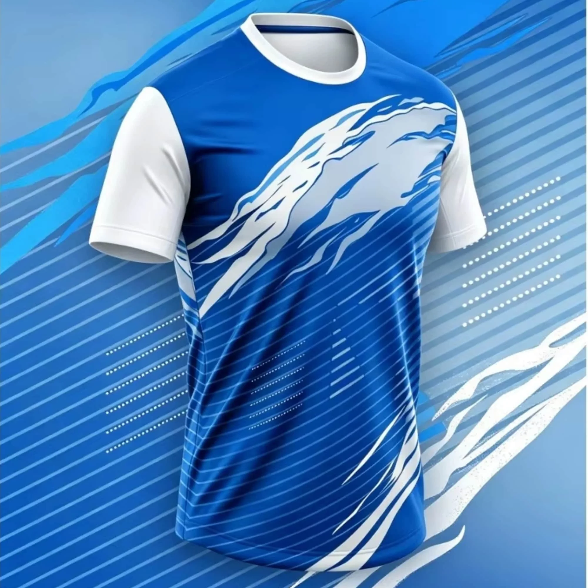 Einfaches Modisches 3D-Druck Fitness T-Shirt Herren Outdoor Lauf-Tee Badminton Sport Herren T-Shirt Lässiges Oberteil – Detail 3