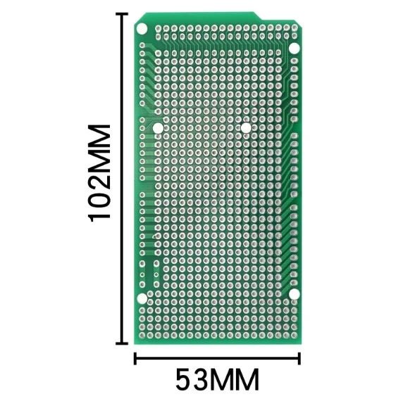 Uino、unora3、mega2560シールド、v3.0、ブレッドボード、diy fr4、2.54ピッチ、厚さ1.6mm、1個
