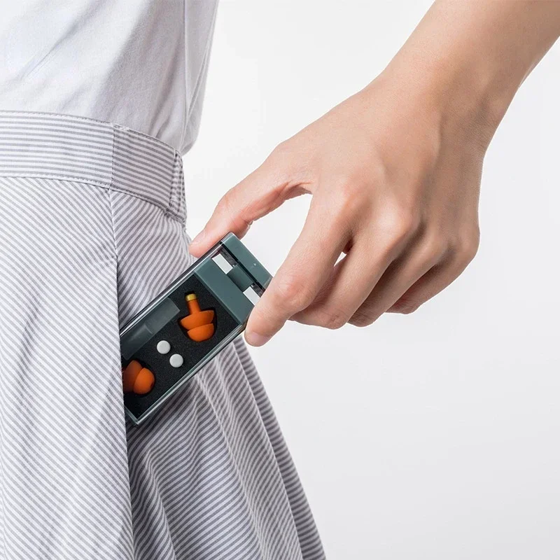 Soundproof Earplugs Mute Professional Noise Reduction Light Soft Silicone Sleeping foam Travel Earplugs