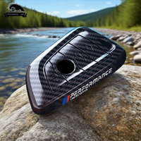 Carbon fiber Car Key Case Cover For Bmw X1 X3 X4 X5 X6 X7 1 3 5 6 Series G20 G30 G11 F15 F16 G01 G02 F48 M Holder Shell Keychain