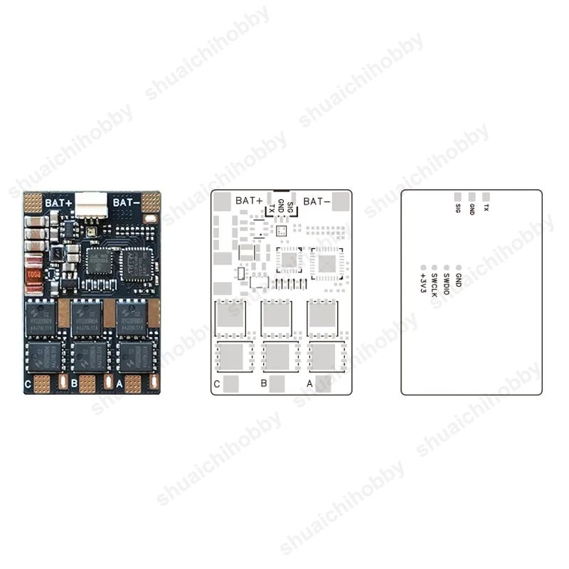 1PCS AM32 50A Brushless ESC 3S-8S Large Current Speed Controller Module with Sinewave Start Function for DIY Fixed-wing Aircraft