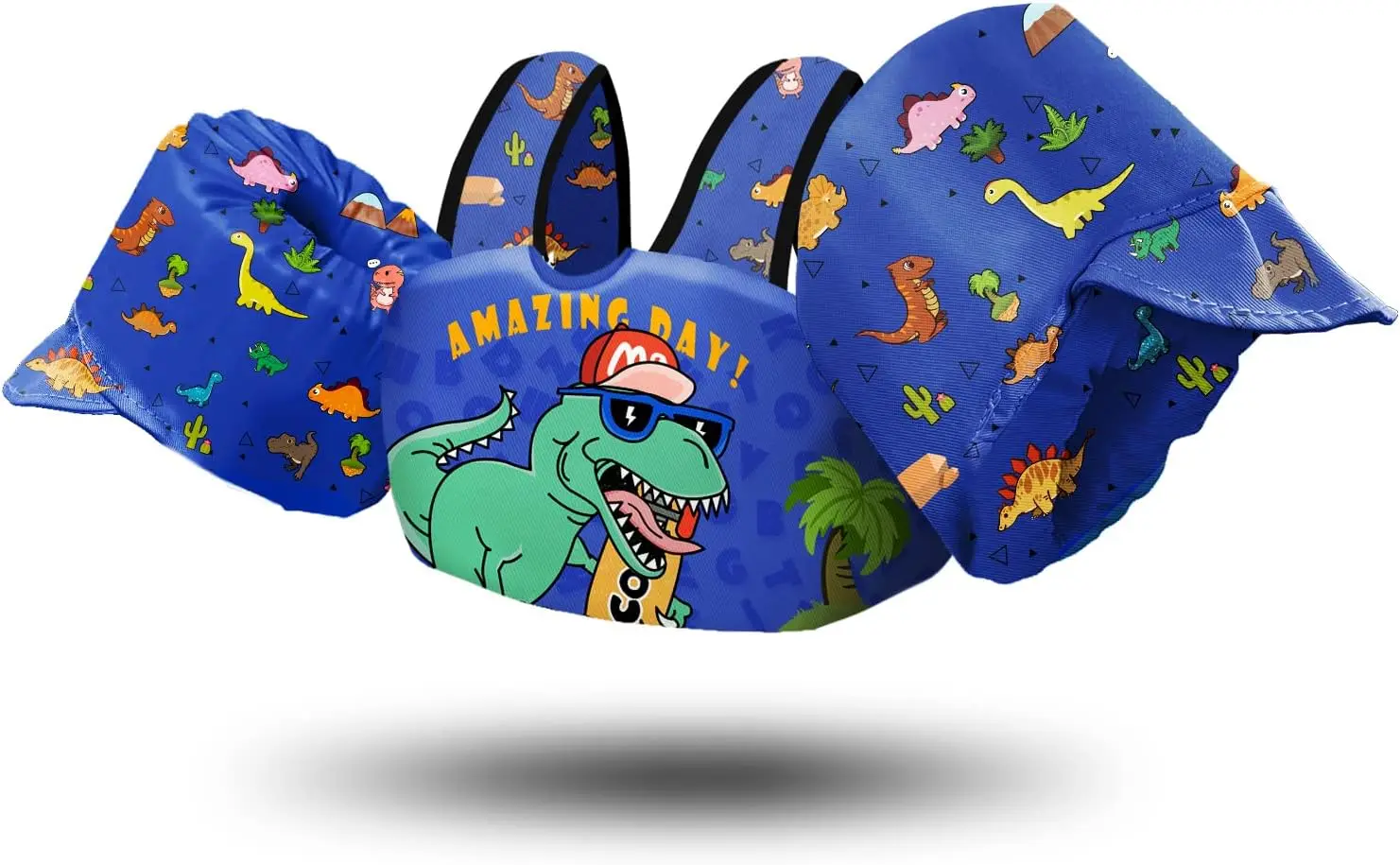 

Kids Swim Vest Life Jacket for 30-55 Pounds Boys and Girls Toddler Floaties with Shoulder Harness Arm Wings for 2 3 4 5 6 7 Year