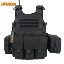 Tactical Vest Outdoor Hunting Plate Carrier Vest Protective Adjustable Vests Airsoft Carrier Combat Equipment