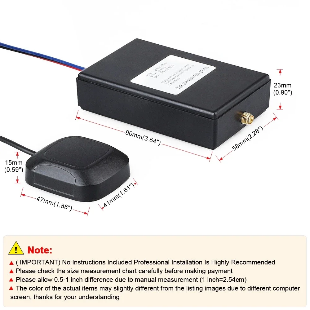 Universal 10hz GPS Speedometer Gauge Meter Speed Sender Sensor Adapter for Car Truck Boat - Vehicle Speed Measurement Tool