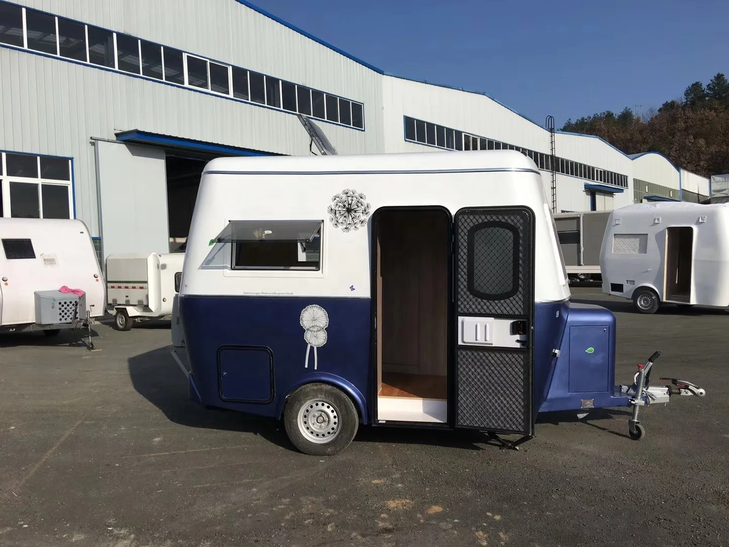 Manufacture Price Large Space Travel Trailer caravan on Sale