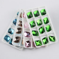 ALL SIZE ALL Color AB Sew on Rhinestone Glass Crystal Cosmic sew on stone Flatback botton for wedding dress clothing Accessories
