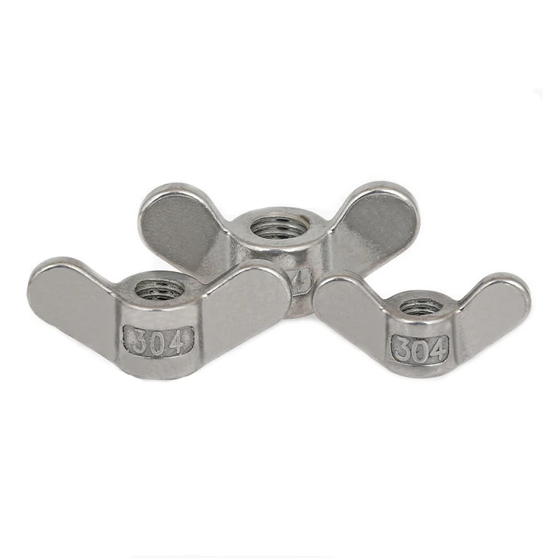 Butterfly Wing Nuts M3 M4 M5 M6 M8 M10 M12 Stainless Steel Wing Nuts Zinc Plated Hand Tighten Nut DIN315