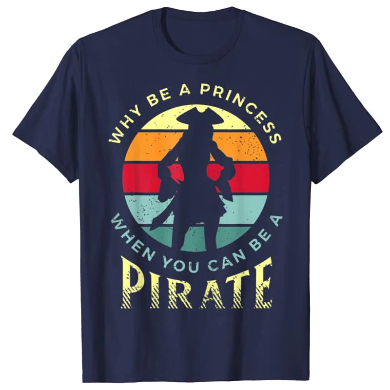 Womens Pirate Freebooter Saying for A Lover of A Caribbean T-Shirt Graphic Tee Funny Ladies Vintage Y2k Top Aesthetic Clothes