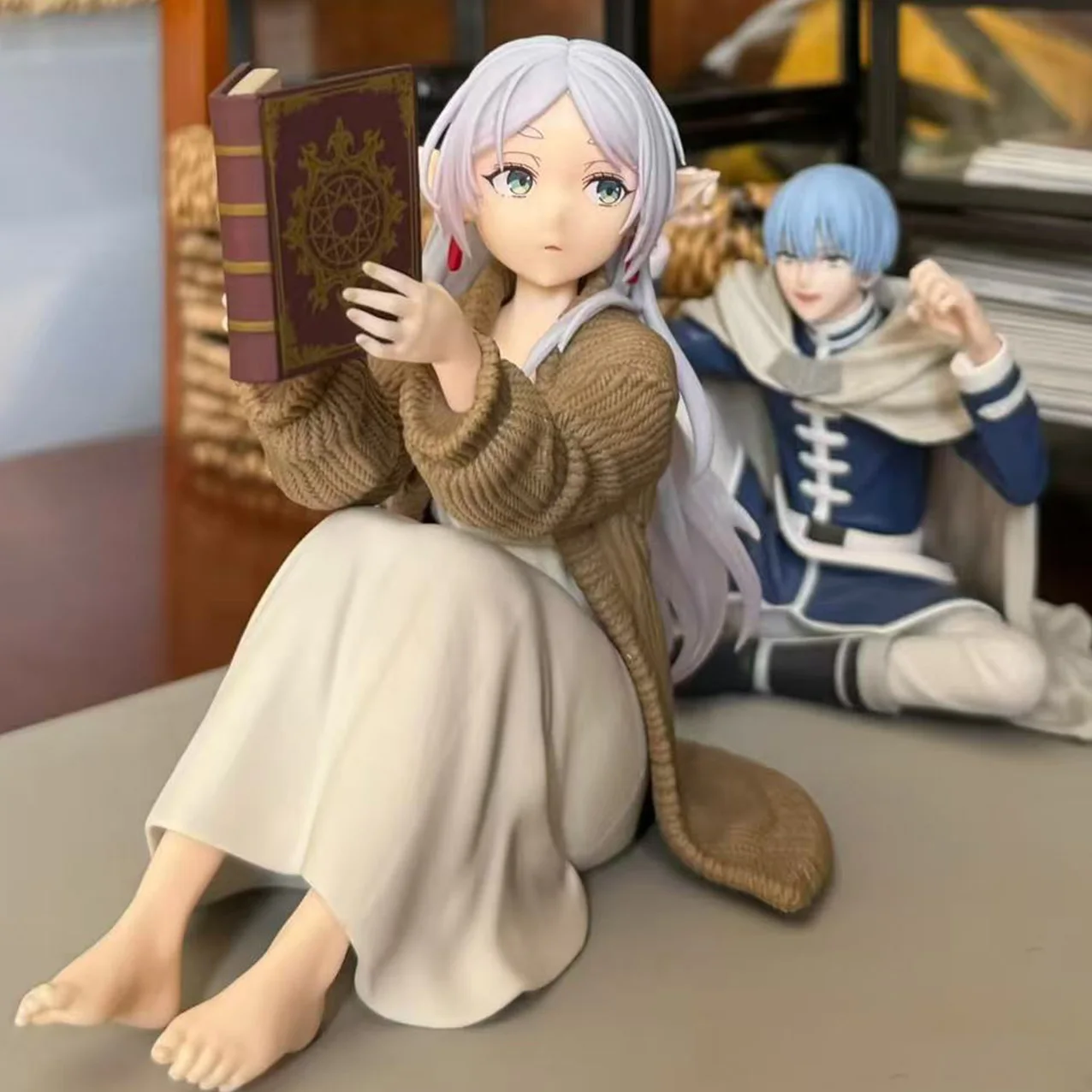 12CM Frieren Anime-Figur - Niedliche Nachtwäsche-Actionfigur Modellpuppe Spielzeug für Desktop-Sammlung aus dem Beyond Journey's End – Detail 4