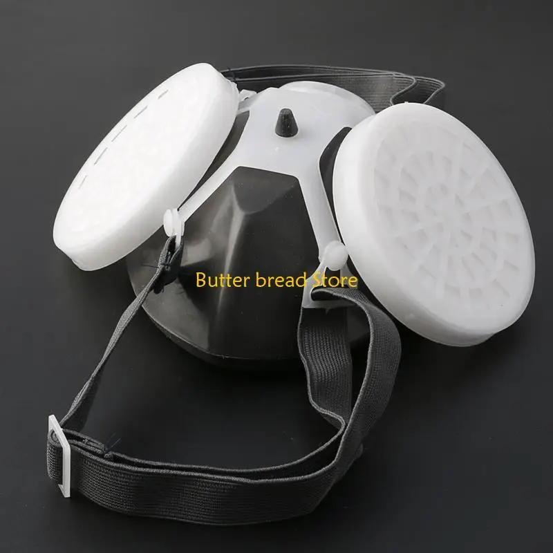 W89C เครื่องช่วยหายใจหน้ากากแอนตี้-พัดแก๊สคู่สเปรย์เคมีพ่นสีความปลอดภัยใหม่