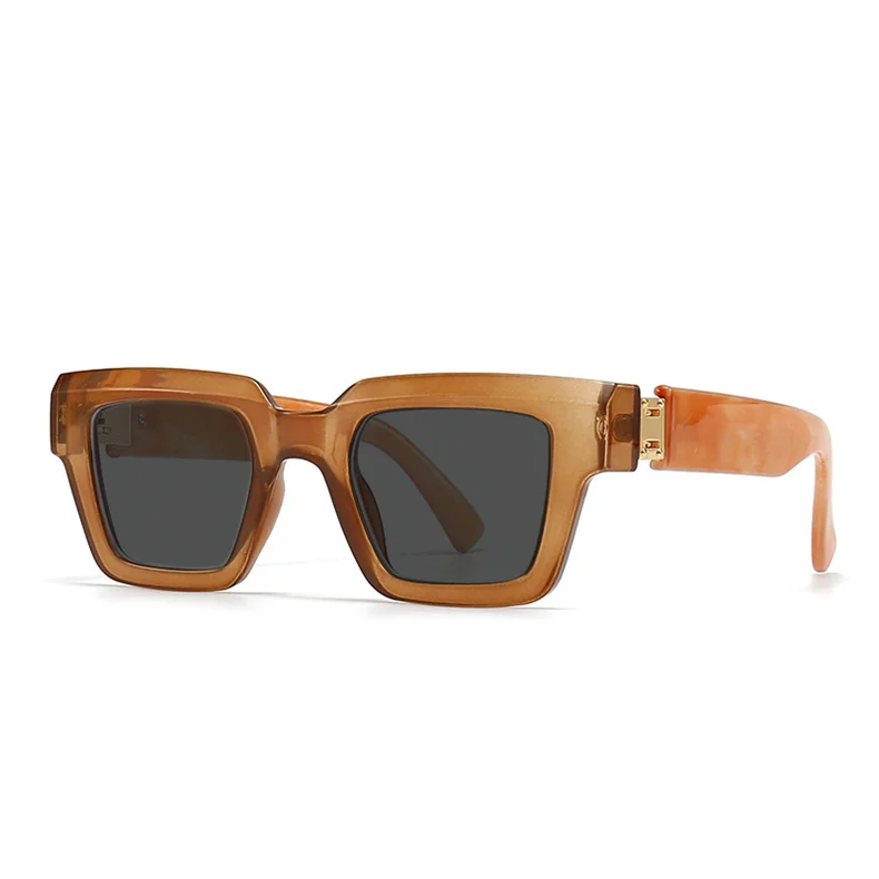 LOERHUNAR 2025 Neue Marke Design Quadratischen Rahmen Myopie Sonnenbrille für Frau und Mann UV400 Sonnenschirm Mode Sonnenbrillen 0 bis -6,0 – Detail 10