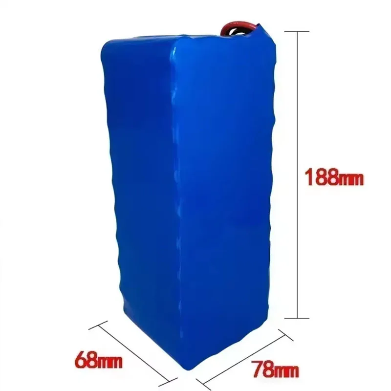 500W High-performance Lithium Battery 36V 20Ah, Actual Capacity 10S4P 18650, Used for Electric Bicycles, Scooters, 42V 2Acharger