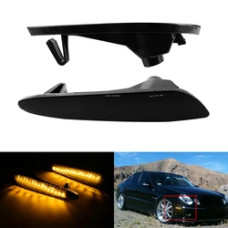 For Mercedes Benz W211 Amber Front LED Side Marker Indicator Turn Signal Light