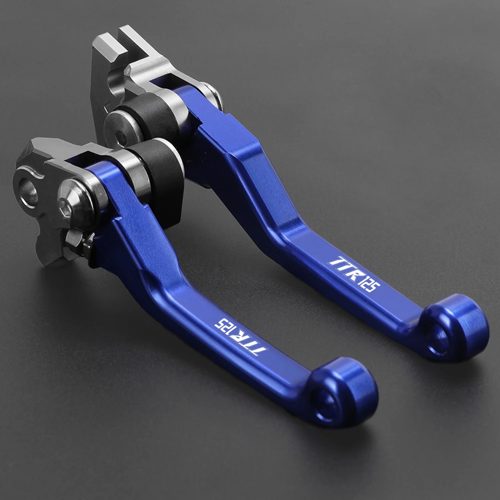 TTR 125 Pivot Brake Clutch Levers Dirt Bike Handlebar Grip For YAMAHA TTR125 L LE LW 00-16 2015 2014 2013 2012 2011 2010 2009 08