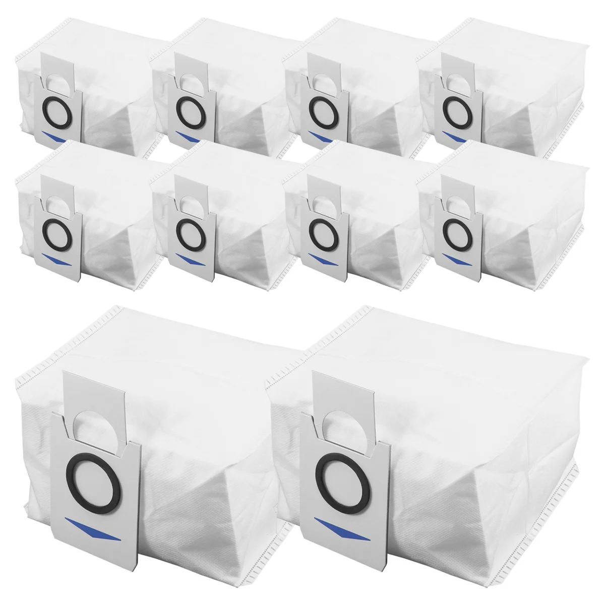 10 عبوات من أكياس المكنسة الكهربائية البديلة للمكنسة الكهربائية الروبوتية X1 OMNI Turbo