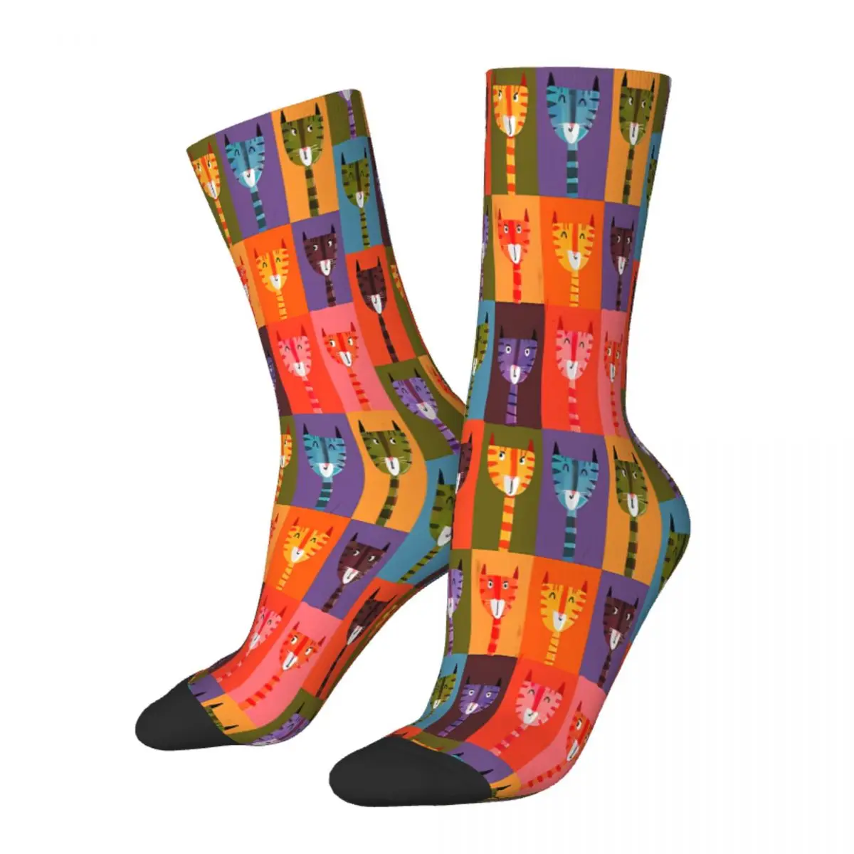 

Smug Cat Socks Male Mens Women Winter Stockings Hip Hop