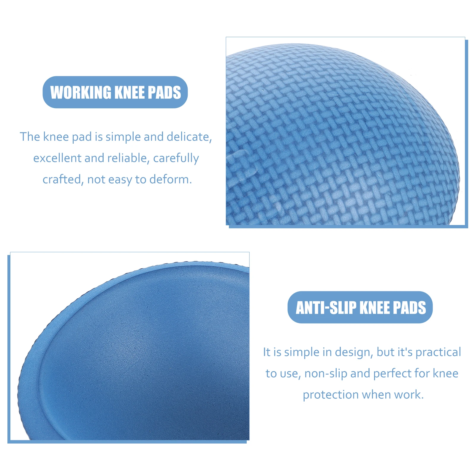 

1Pair Heavy Duty Knee Pads Anti-Slip Construction Work Protection Durable Safe Long Time Use Non-Slip Working Pads