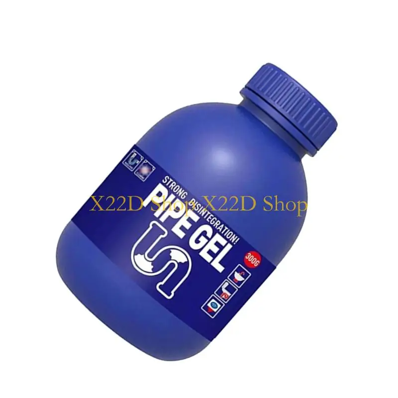 

X22D MultiSurface Drain Declogger Solution Effective Pipe Cleaner Gel for Kitchen Bathroom Fixtures Restores Full Flows