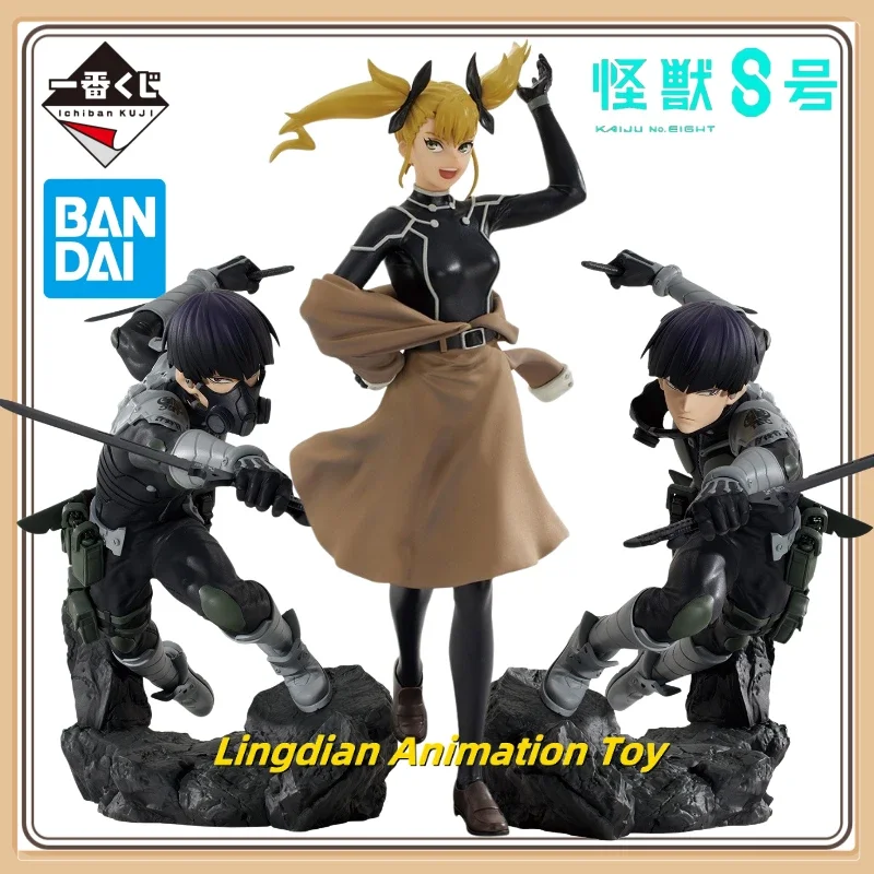 100% Original ICHIBANSHO Monster No. 8 No. 2 Hoshina Soushiro Shinomiya Shuko PVC Anime Series Action Model Collection Gift