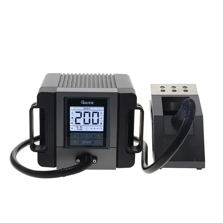

perfect 2025 QUICK TR1100 110V/220V 200W Hot Air Heat Intelligent Touch Button Constant Airflow SMD Rework Station For Repairing